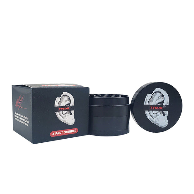 TYSON 2.0 Aluminum Grinder - Bitten Ear / 4pc / 2.25" - Headshop.com