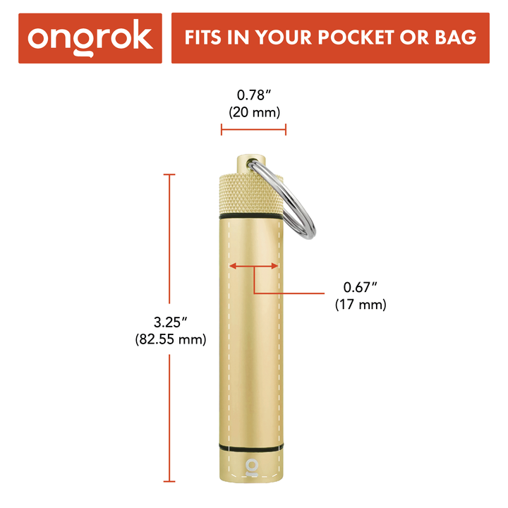 Ongrok Aluminum Storage Keychain - Headshop.com
