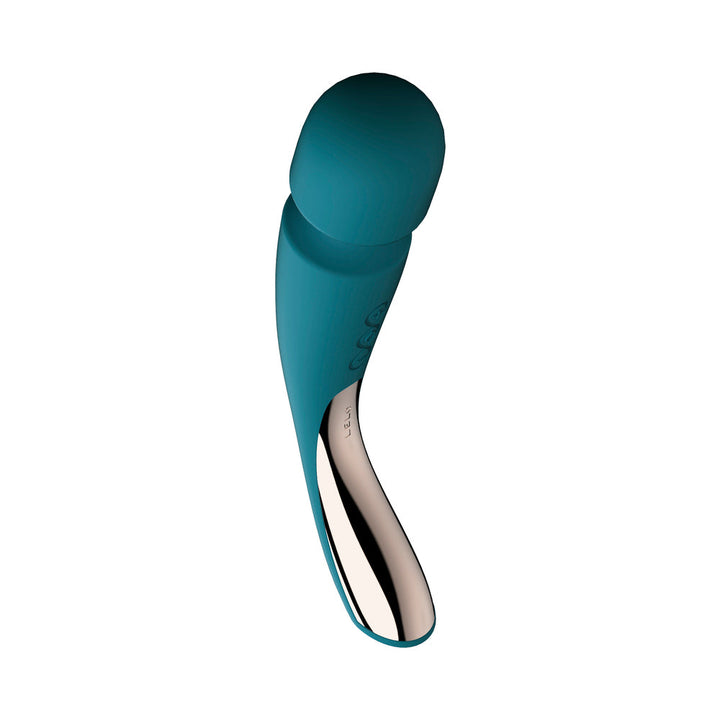 LELO SMART WAND 2 Medium Rechargeable Wand Vibrator Ocean Blue - Headshop.com