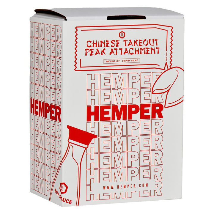 Hemper Chinese Takeout Glass Attachment for Puffco Peak & Peak Pro - 5.25 - Headshop.com