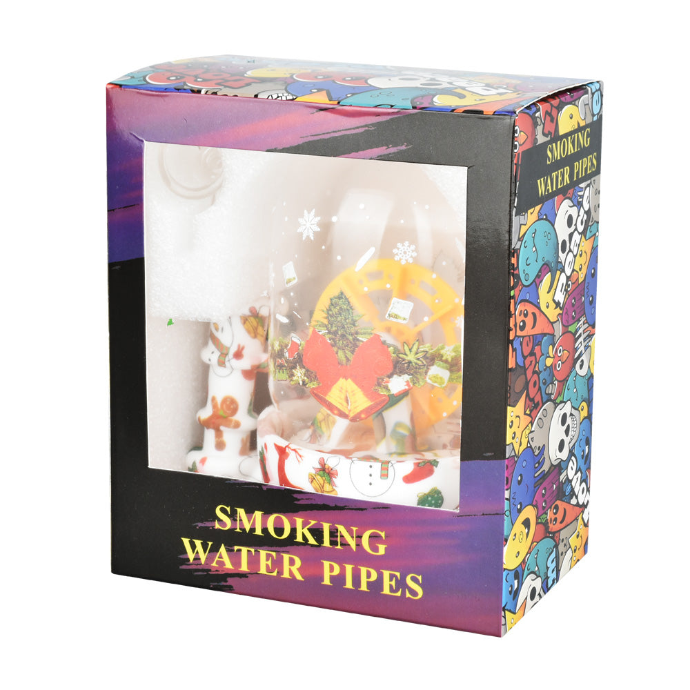 Christmas Waterwheel Bell Jar Water Pipe - 4.5" / 14mm F - Headshop.com