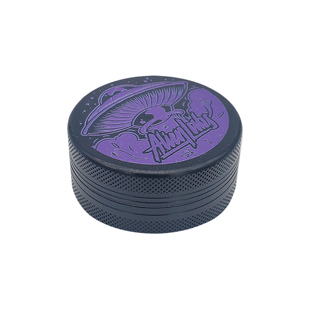 Alien Labs Aluminum Grinder - Purple Ship / 2pc / 2.25" - Headshop.com