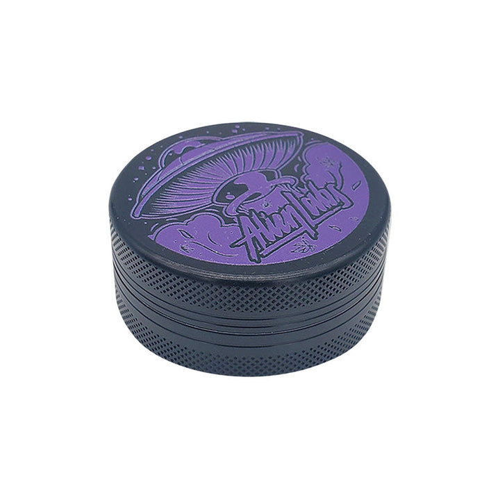 Alien Labs Aluminum Grinder - Purple Ship / 2pc / 2.25" - Headshop.com