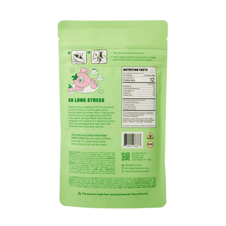 Snoozy Stress-Free Calm Gummies - Headshop.com