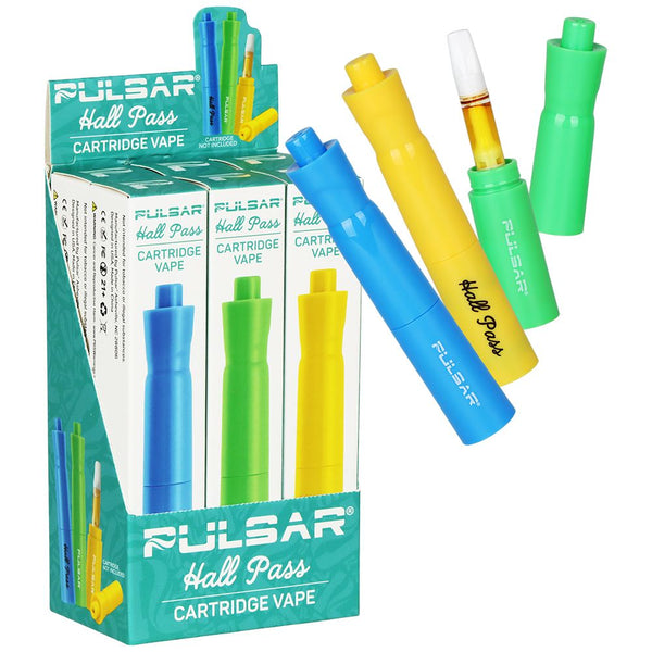 6CT DISPLAY - Pulsar 510 Hall Pass Vape Battery - 650mAh / Assorted Colors 6CT DISPLAY - Pulsar 510 Hall Pass Vape Battery - 650mAh / Assorted Colors