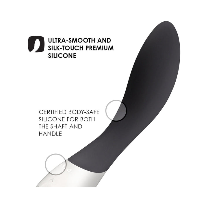 LELO MONA WAVE Rechargeable G-Spot Vibrator Black - Headshop.com