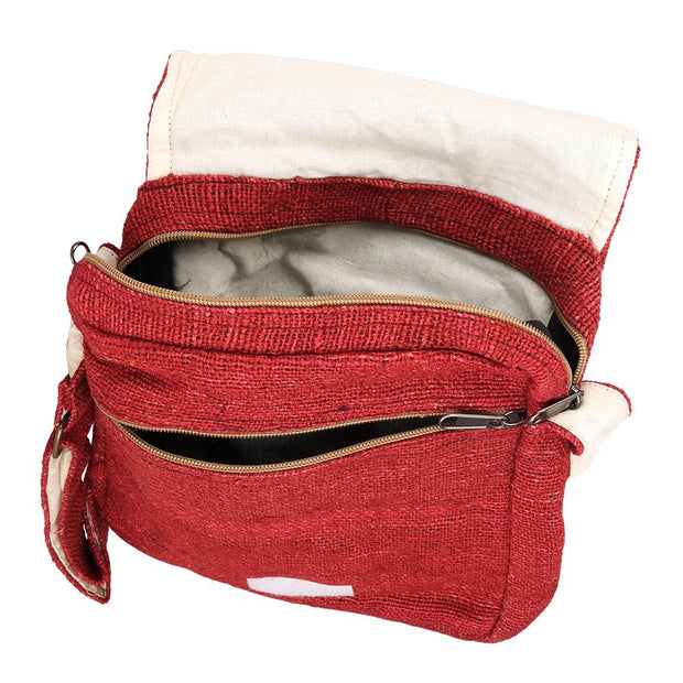 Himalayan Hemp Messenger Shoulder Bag - 10" x 11" - Headshop.com