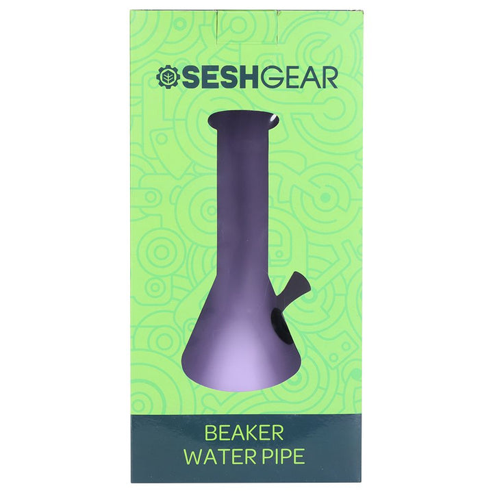 SeshGear Pastel Beaker Glass Water Pipe - 9.75" / 14mm F / Colors Vary - Headshop.com