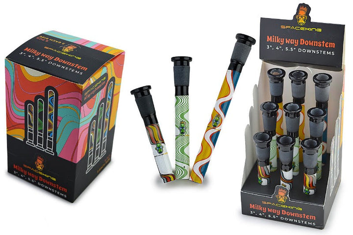 Space King Milky Way Downstems (3 sizes / 9 pcs) - Headshop.com
