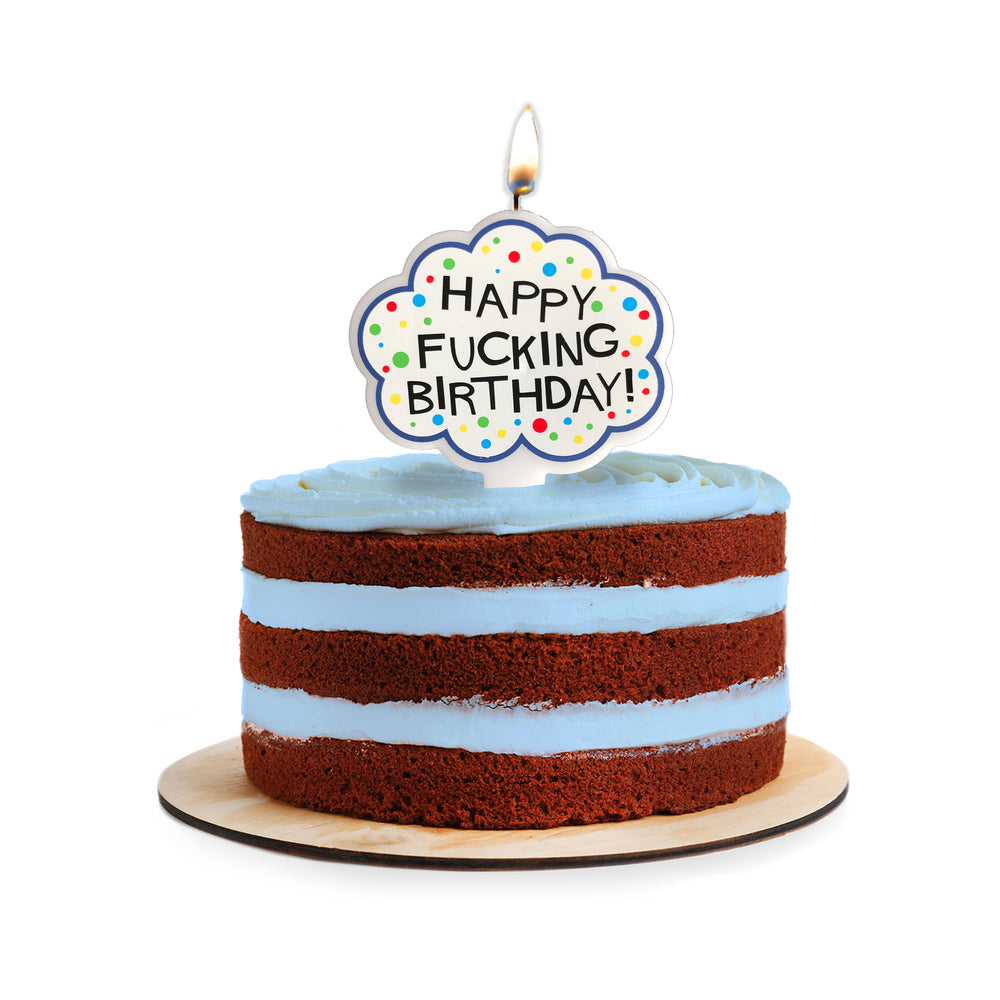 Happy Fucking Birthday! X-Rated Candle - Headshop.com