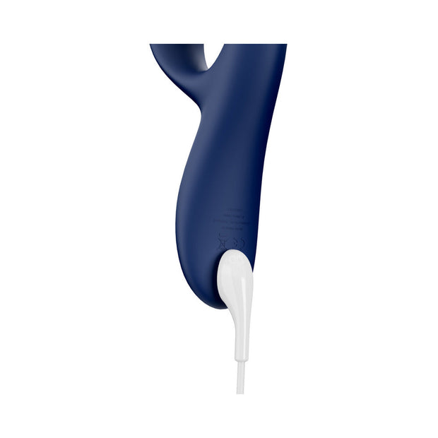We-Vibe Nova 2 Rechargeable Flexible Silicone Rabbit Vibrator Midnight Blue - Headshop.com