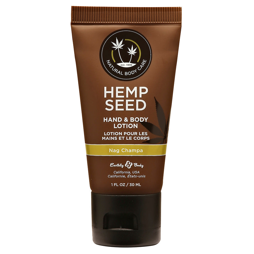 Earthly Body Hand & Body Velvet Lotion Nag Champa 1oz - Headshop.com