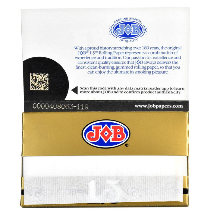 JOB 1.5 Gold Rolling Papers - Headshop.com