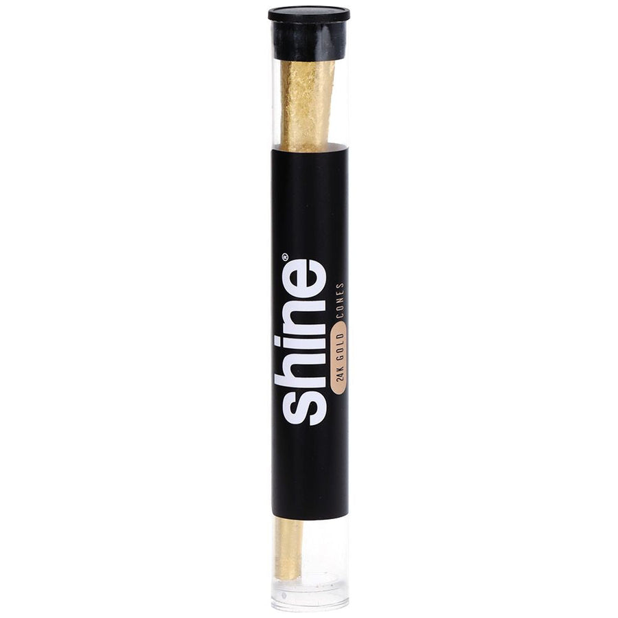 Shine 24K Gold Pre-Rolled Cones - 2pc Tube / 1 1/4 - Headshop.com