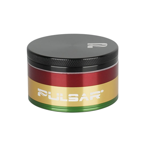 Pulsar Solid Top Aluminum Grinder-GR760- 4pc / 2.5" - Headshop.com