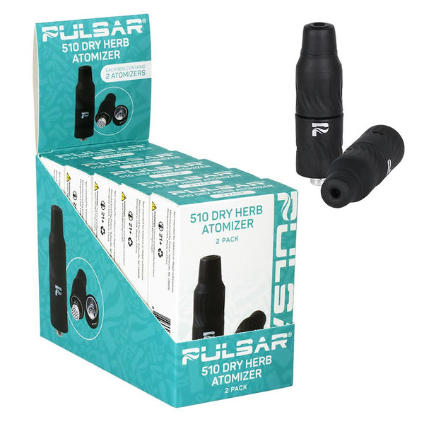 5CT DISPLAY - Pulsar 510 Universal Dry Herb Smoker Atomizer - 2pc 5CT DISPLAY - Pulsar 510 Universal Dry Herb Smoker Atomizer - 2pc