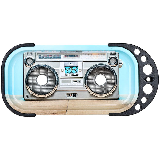 Pulsar Elevated Cone Rolling Tray Console | 9.25"x4.25" - Headshop.com