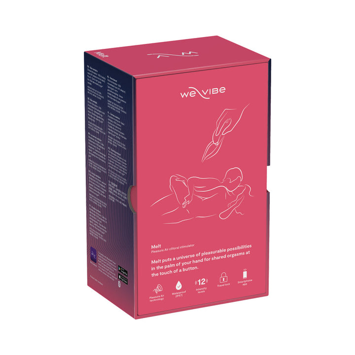 We-Vibe Melt Rechargeable Silicone Pleasure Air Clitoral Stimulator Pink - Headshop.com