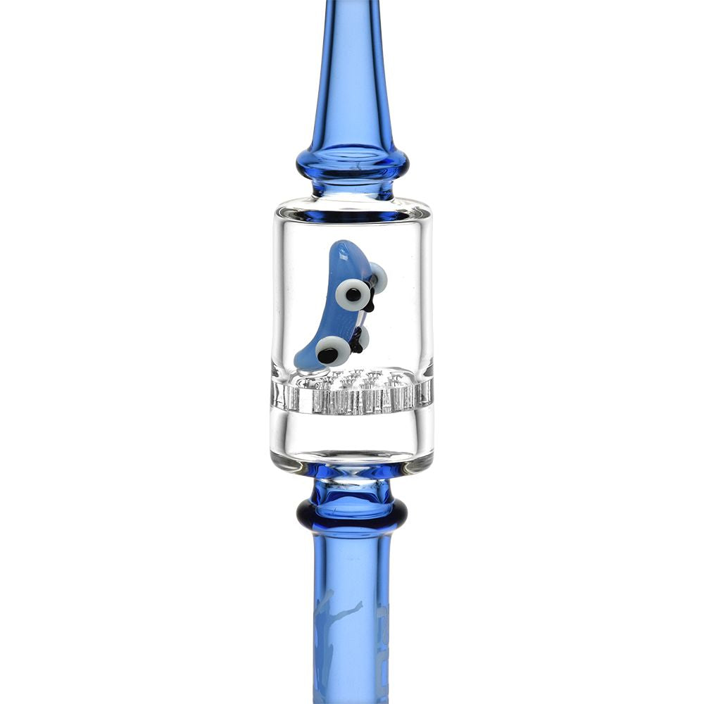 4CT SET - Pulsar Skateboard Glass Dab Straw - 6.5" / Assorted Colors - Headshop.com