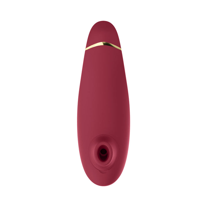 Womanizer Premium 2 Rechargeable Silicone Luxurious Pleasure Air Clitoral Stimulator Bordeaux - Headshop.com