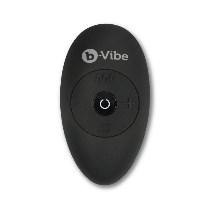 b-Vibe Rimming XL Rotating and Vibrating Remote Control Plug Black - Headshop.com