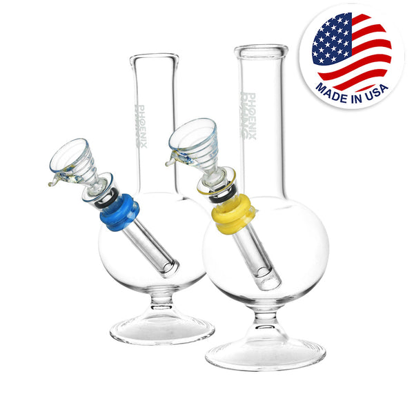 Phoenix Rising Mini Bubble Water Pipe - 6.75"/Colors Vary Phoenix Rising Mini Bubble Water Pipe - 6.75"/Colors Vary