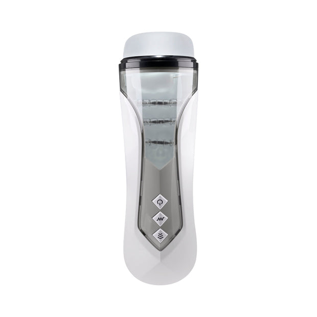 Zero Tolerance Stroking Buddy Rechargeable Vibrating Stroker White - Headshop.com