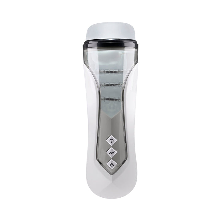 Zero Tolerance Stroking Buddy Rechargeable Vibrating Stroker White - Headshop.com