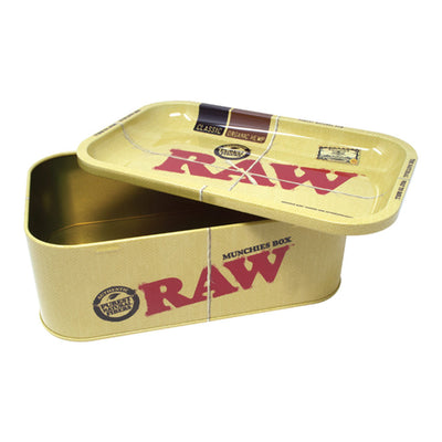 RAW Munchies Metal Storage Box - 10.75"x6.75" - Headshop.com