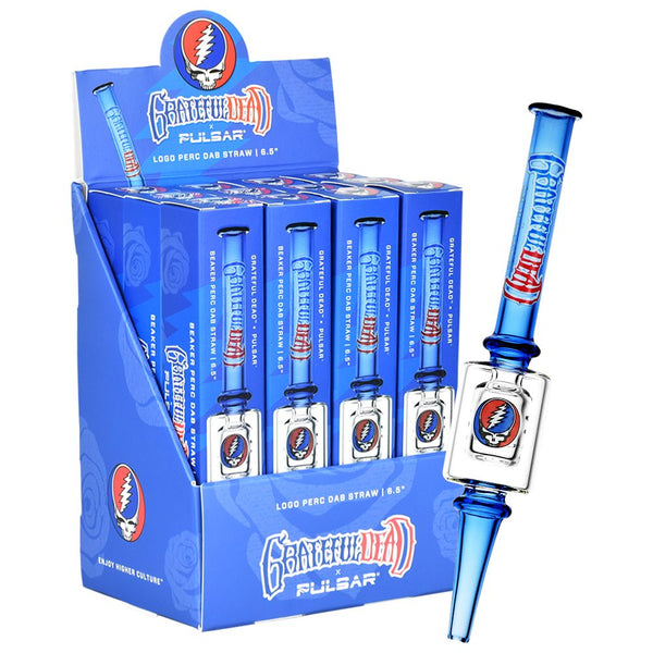 Grateful Dead x Pulsar Steal Your Face Dab Straw | 6.5" Grateful Dead x Pulsar Steal Your Face Dab Straw | 6.5"