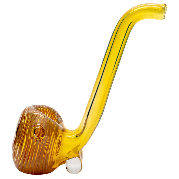 LA Pipes "Flaco" Skinny Glass Sherlock Pipe - Headshop.com