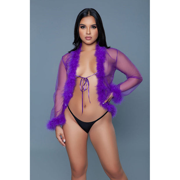 BeWicked Bou Robe Violet O/S - Headshop.com