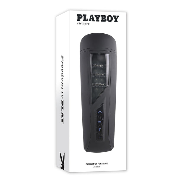 Playboy Pursuit Of Pleasure Rechargeable Vibrating Beaded Stroker - Headshop.com