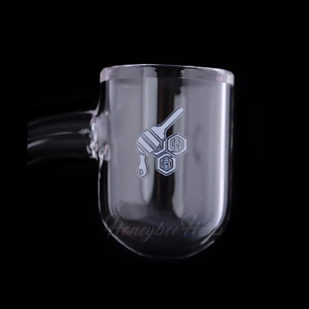 Honey Bevel Bowl Quartz Banger - 90° Degree | YL - Headshop.com