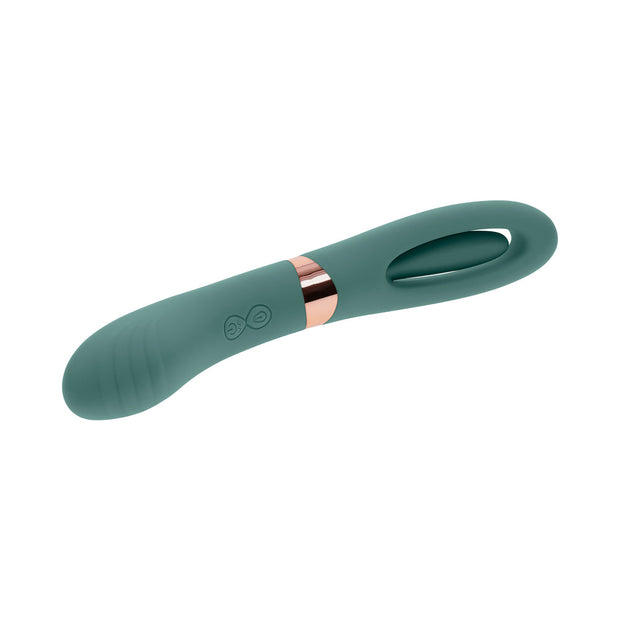 Evolved Chick Flick Rechargeable Vibrator with Flicker Silicone Mint - Headshop.com
