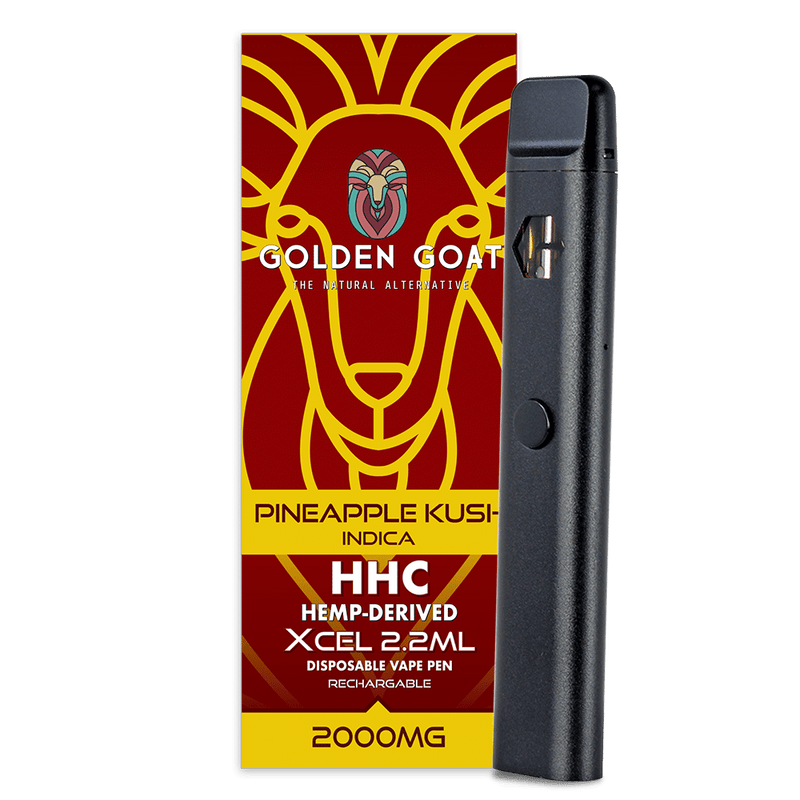 HHC Vape Device, 2000mg, Rechargeable/Disposable - Pineapple Kush - Headshop.com