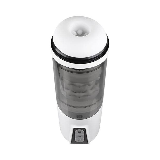 Gender X Get Your Stroke On Rechargeable Stroker TPE White - Headshop.com