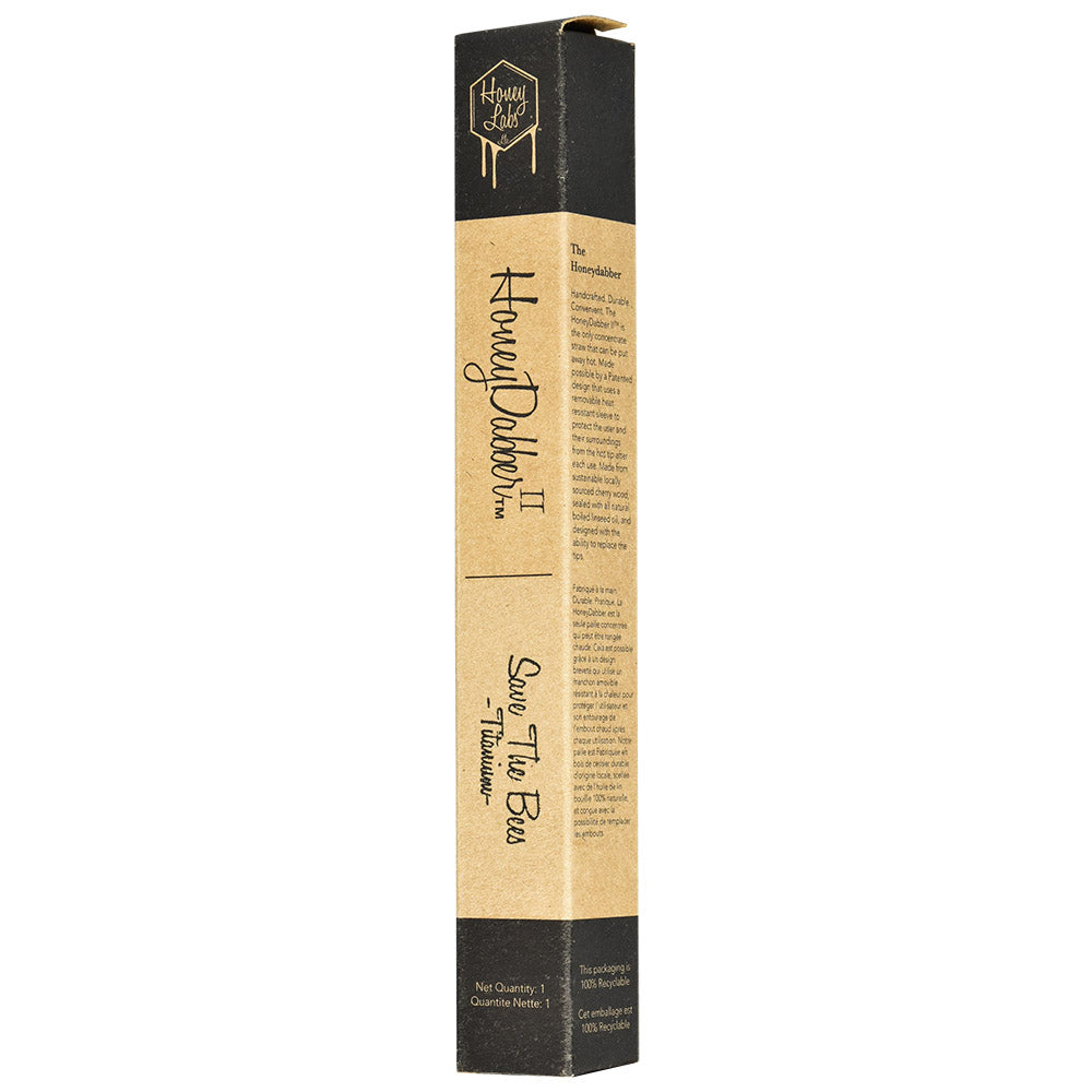 Honey Dabber II Cherry Wood Dab Straw - Headshop.com