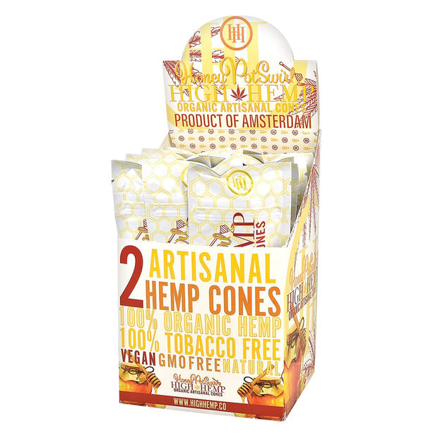 High Hemp Organic Artisanal Cones | 2pc | 15pk Display - Headshop.com