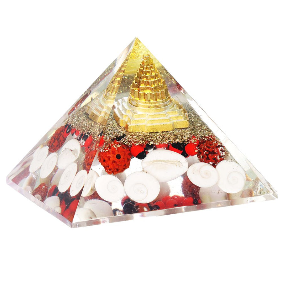 Lucky Champ Orgonite Pyramid - 2.25" - Headshop.com
