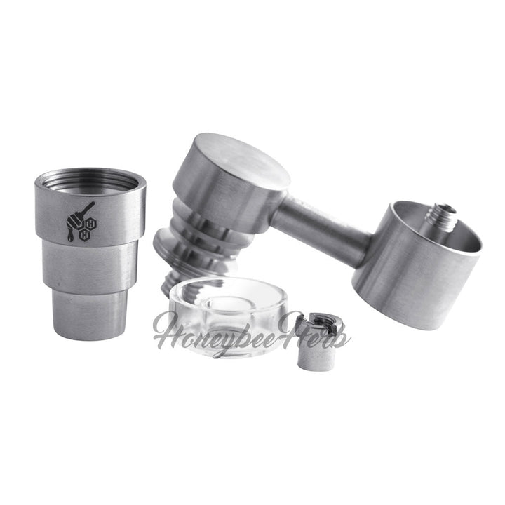 TITANIUM 4 IN 1 SIDECAR HYBRID BANGER DAB NAIL - Headshop.com