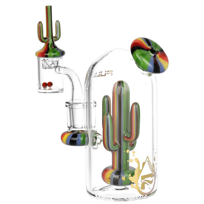 Pulsar Cactus Fantasy Rig Set w/ Cactus Cap & Terp Beads - 5.5" / 14mm F - Headshop.com