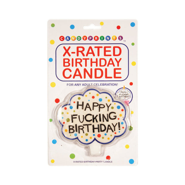 Happy Fucking Birthday! X-Rated Candle - Headshop.com