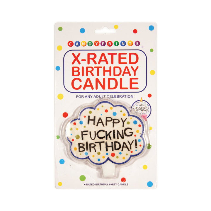 Happy Fucking Birthday! X-Rated Candle - Headshop.com