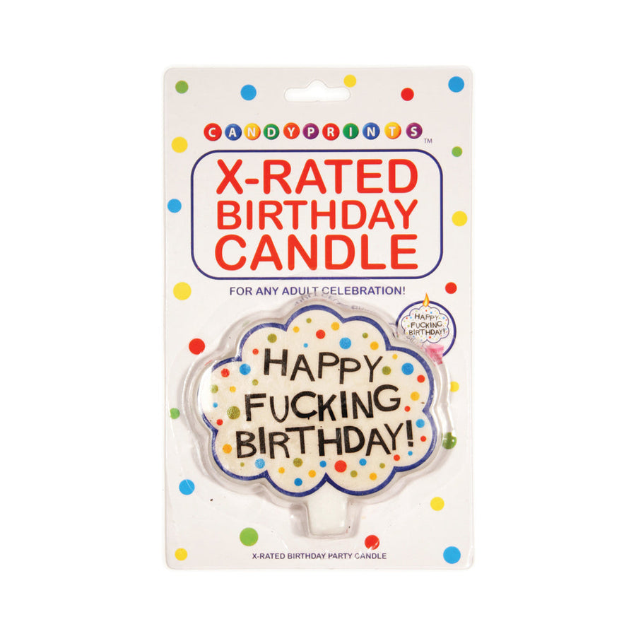 Happy Fucking Birthday! X-Rated Candle - Headshop.com