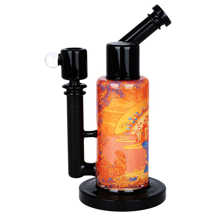 Grateful Dead x Pulsar Inside Print Water Pipe - 8.5" / 14mm F / Sunset Dance - Headshop.com
