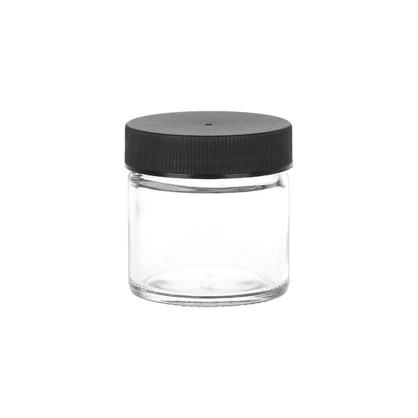 Clear Screw-Top Jar - 1.7" x 1.7"/ X-Small Clear Screw-Top Jar - 1.7" x 1.7"/ X-Small