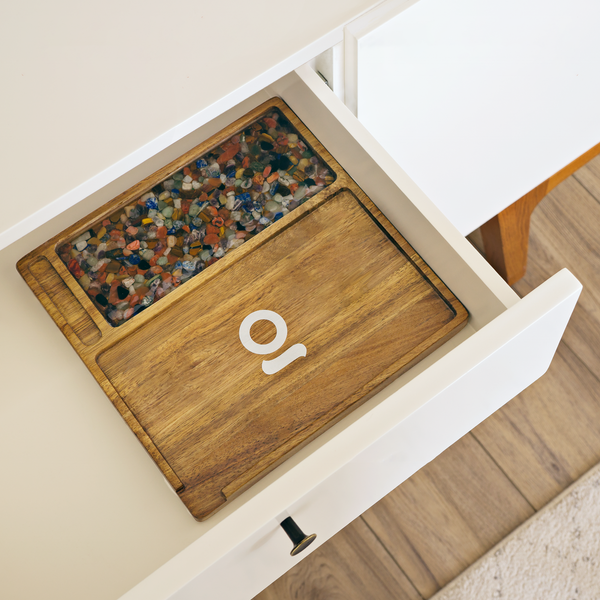 Ongrok Premium Natural Acacia Wood Tray | 9.5" x 9.5" Ongrok Premium Natural Acacia Wood Tray | 9.5" x 9.5"