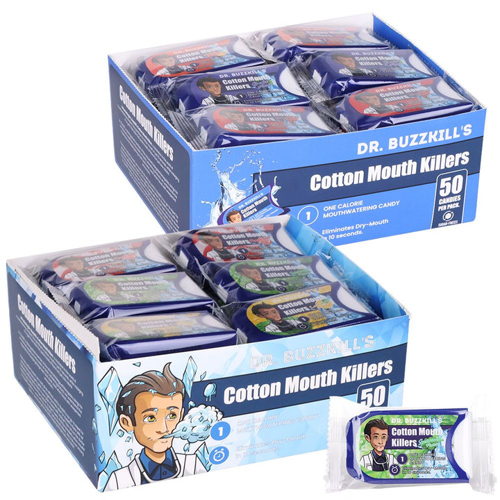 Dr. Buzzkill's CottonMouth Killers Candy | 50pc | 24pk Display