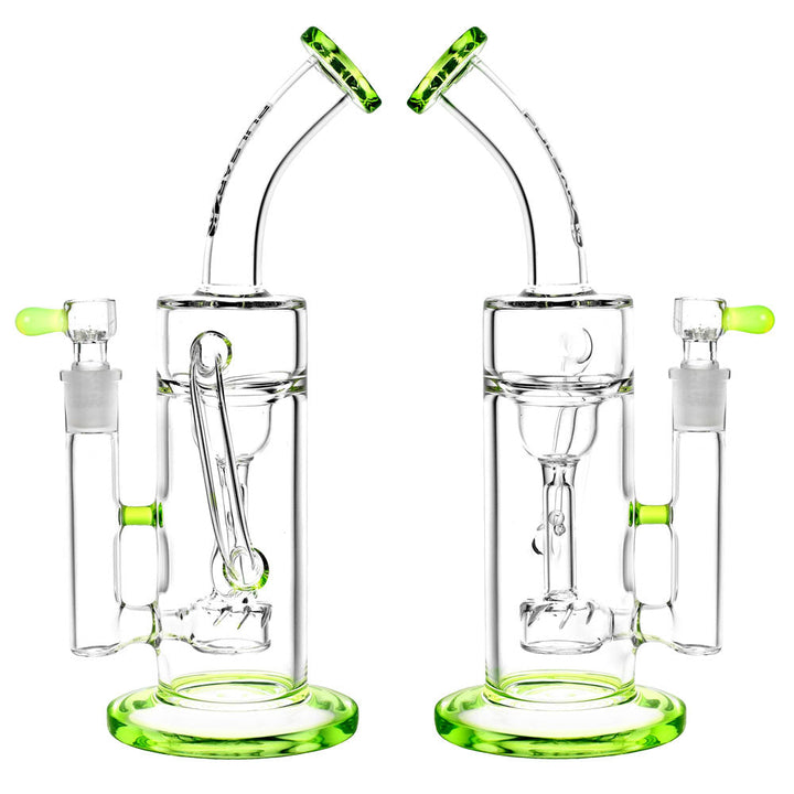 Pulsar Pearl Recycler Water Pipe - 10"/14mm F/Colors Vary - Headshop.com